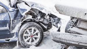winter car accident
